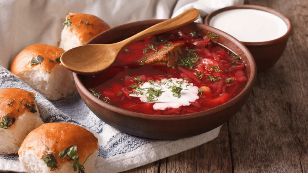 Súp củ cải đỏ Borscht